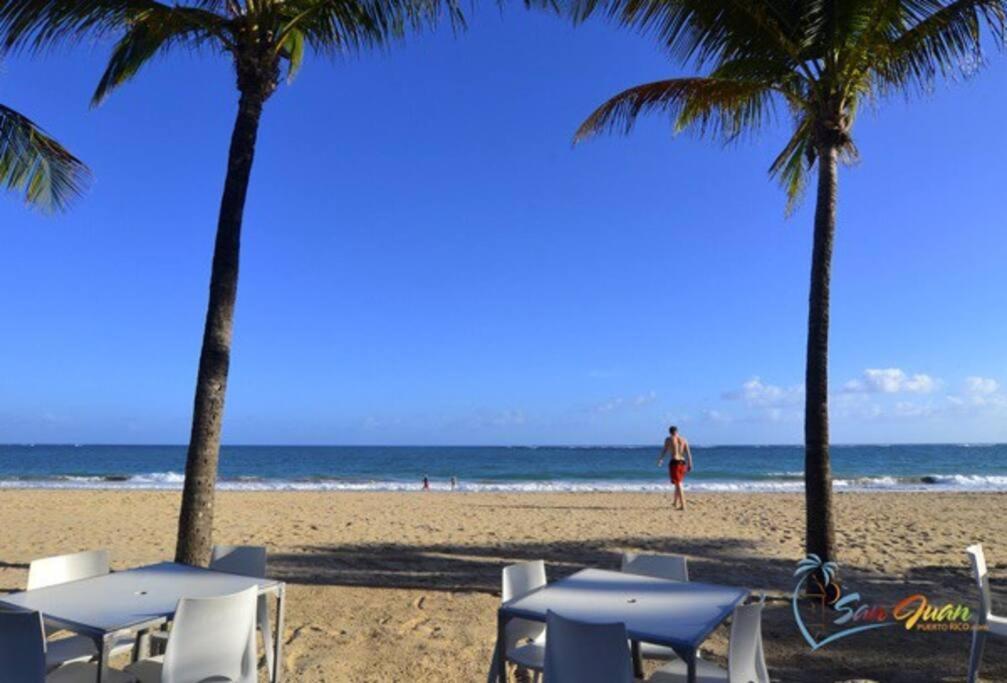 One Bedroom Apt 30 Steps From Prime Beach Generator Parking Included San Juan Exteriér fotografie